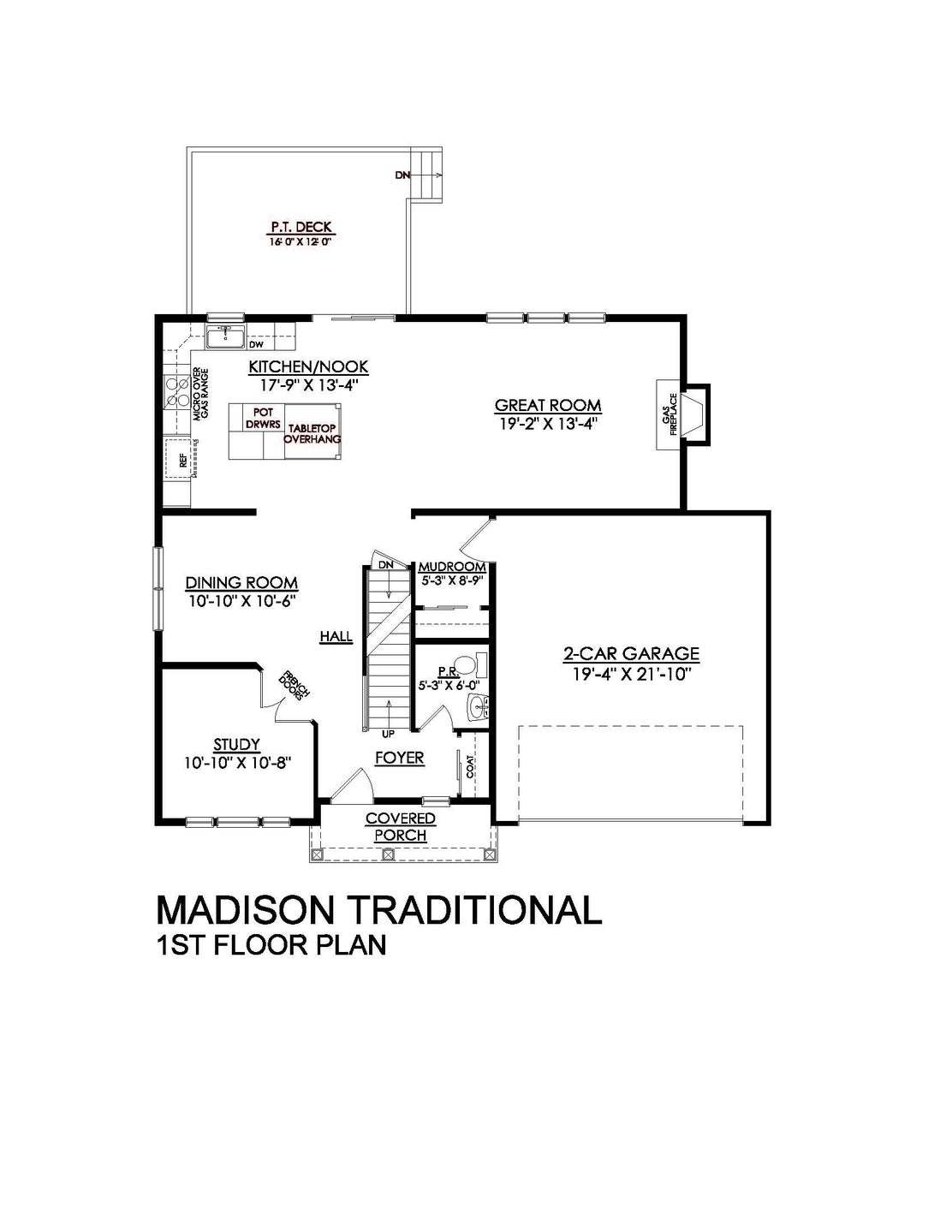 HC-69 1st Floor Plan