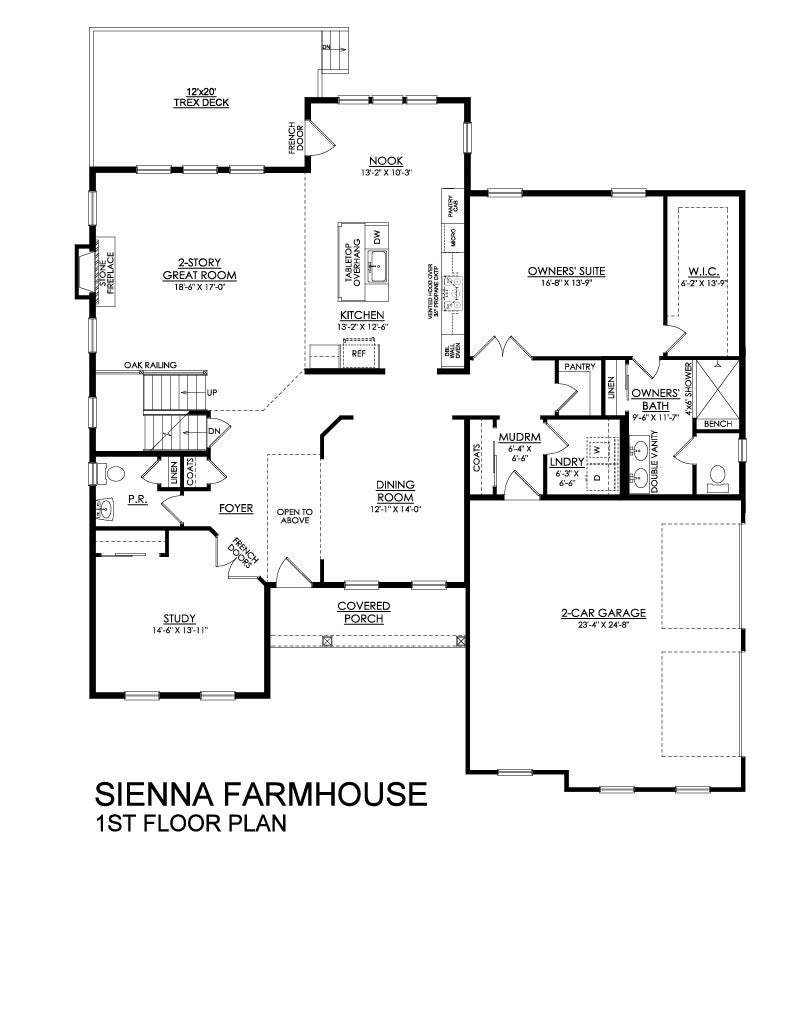 Heritage First Floor Plan