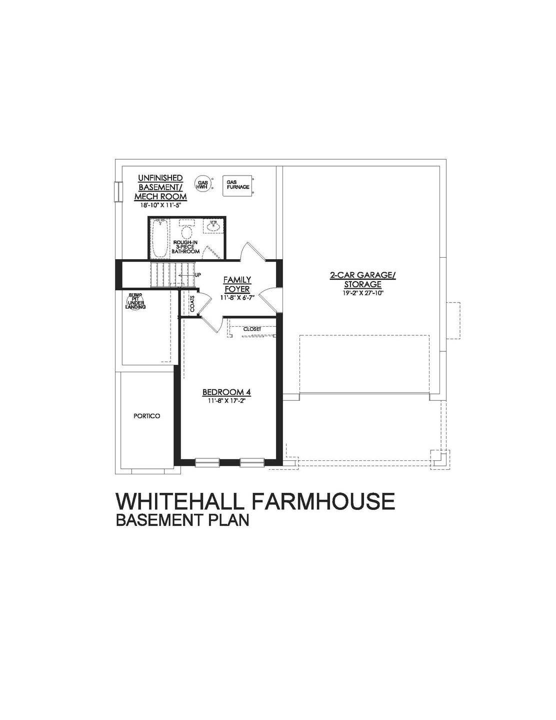 RP-92 Basement Floor Plan