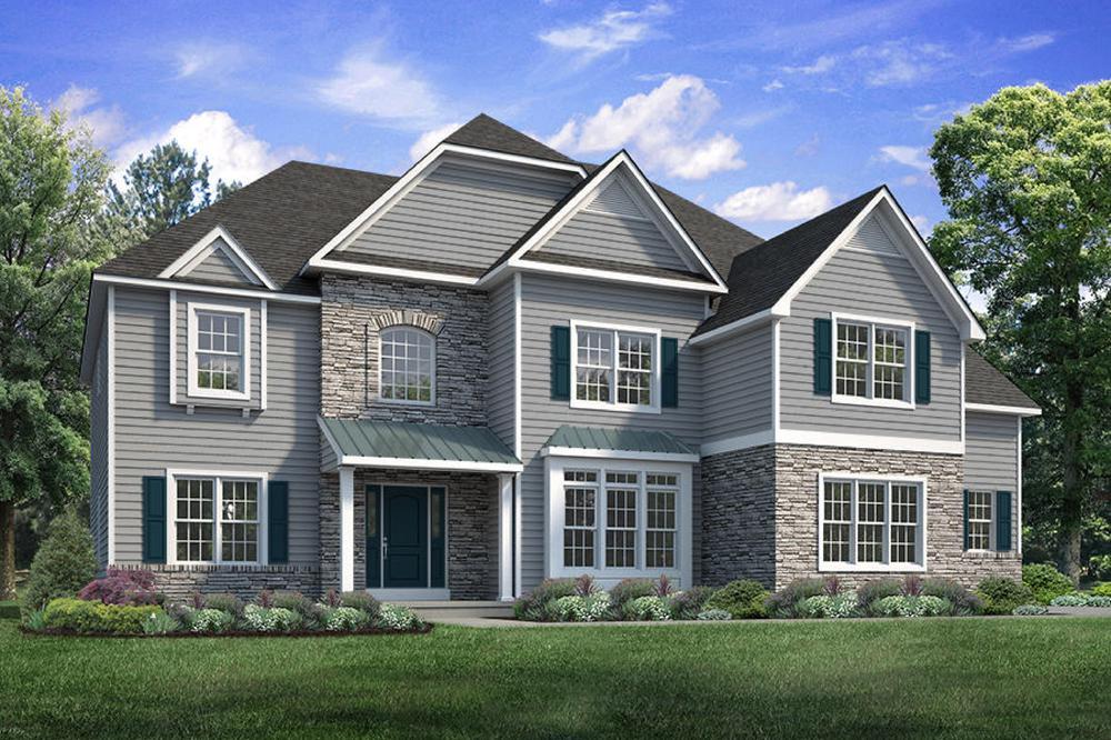 Preakness Plan at Riverview Estates in Easton, PA by Tuskes Homes