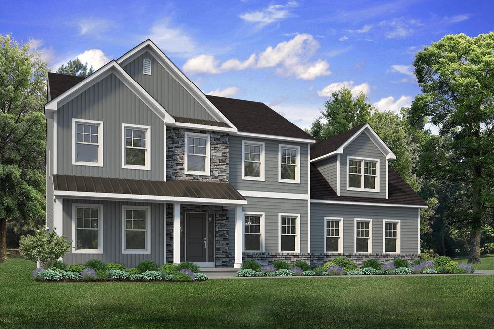 Meridian Plan at Riverview Estates in Easton, PA by Tuskes Homes