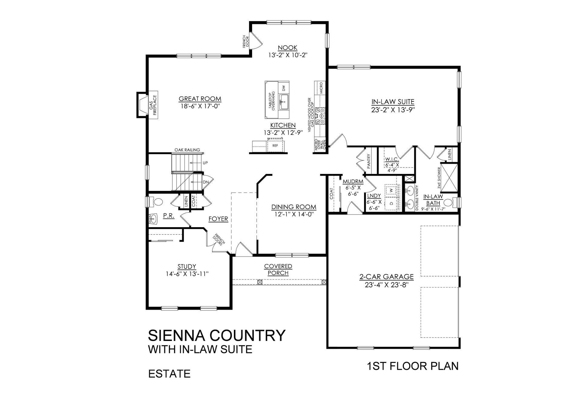 Sienna Country with In-Law Suite Estate Series - 1st Floor Side Entry