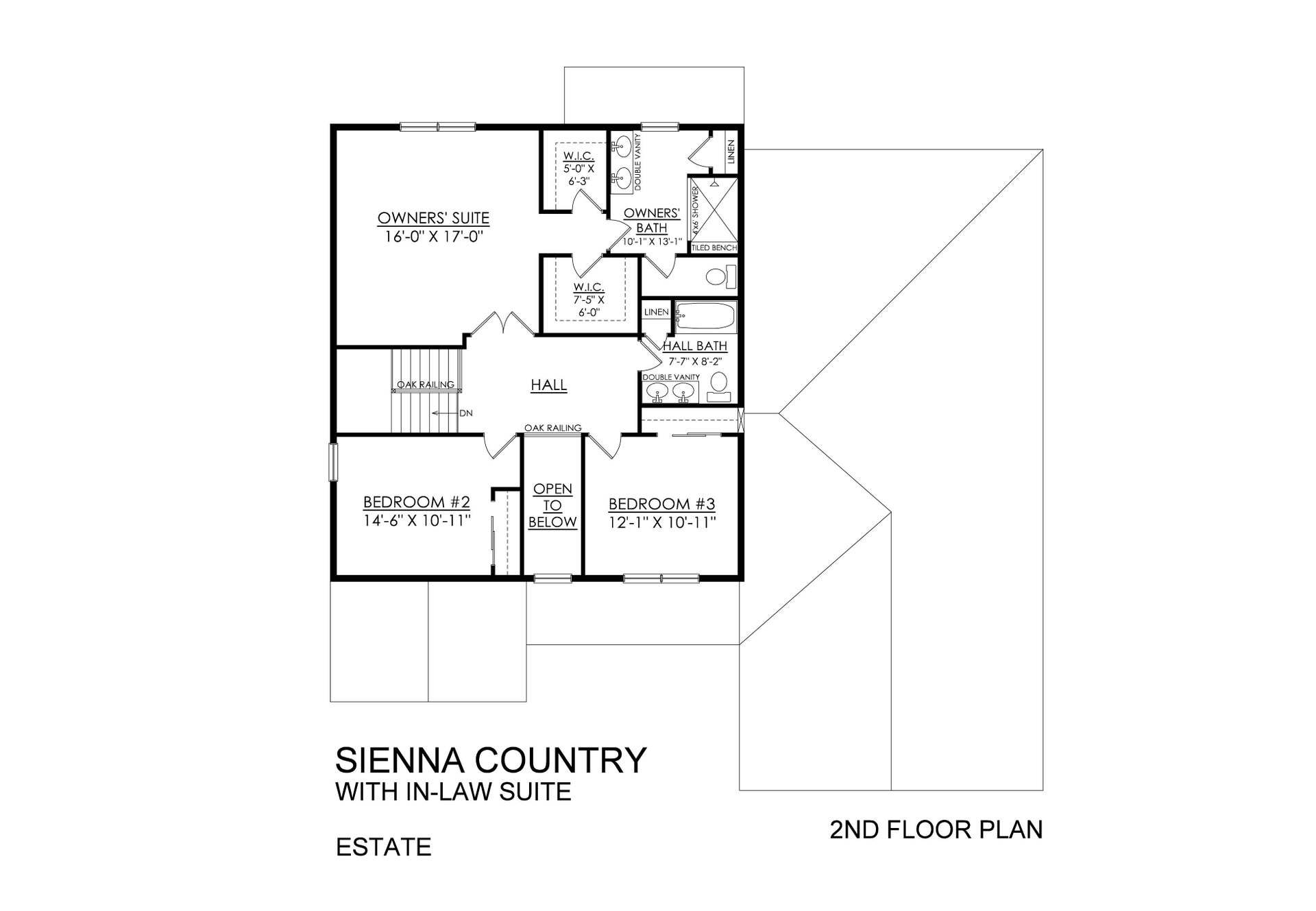 Sienna Country with In-Law Suite Estate Series - 2nd Floor Side Entry