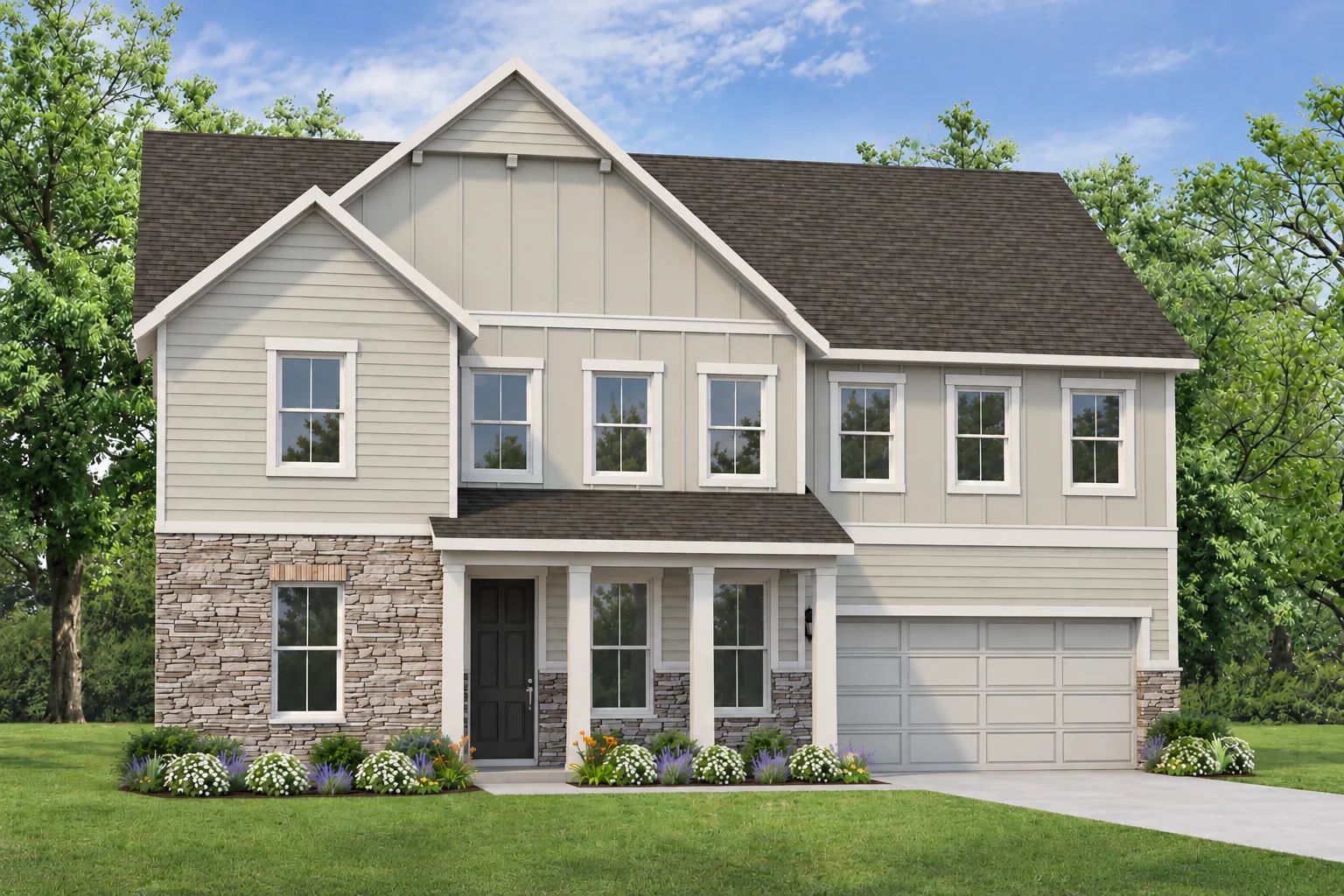 Austin Springs por UnionMain Homes en Atlanta Georgia