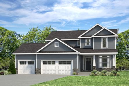 Greenbriar 3 Car by Unlimited Homes in Champaign-Urbana IL