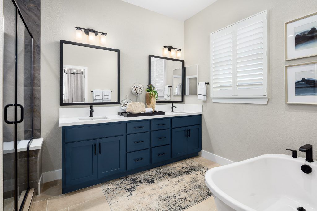 Primary Bathroom with Freestanding Tub