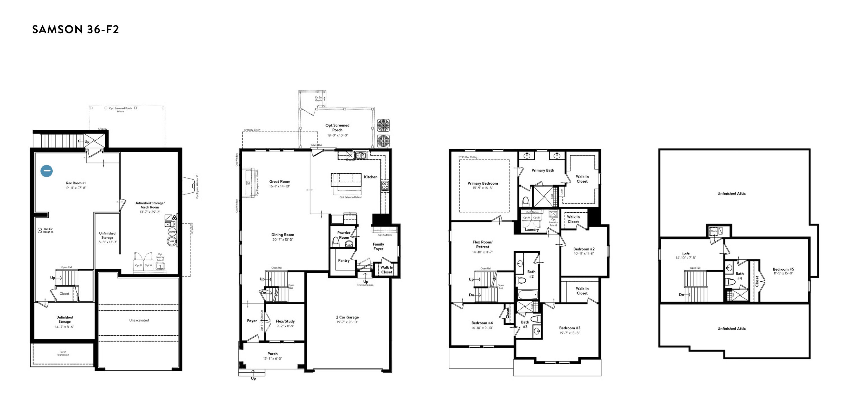 All Levels Unfinished Basement