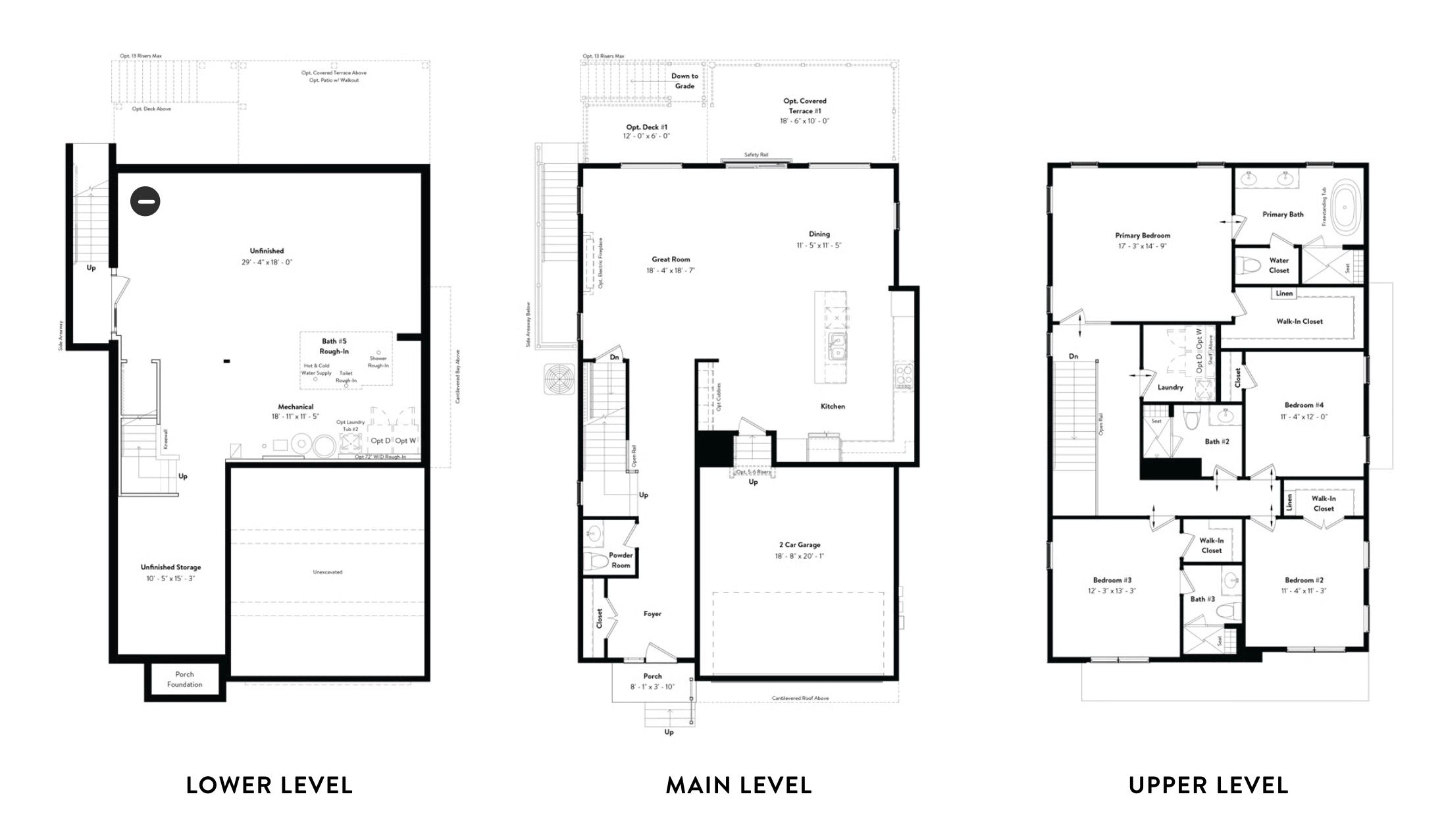 All Levels Unfinished Basement