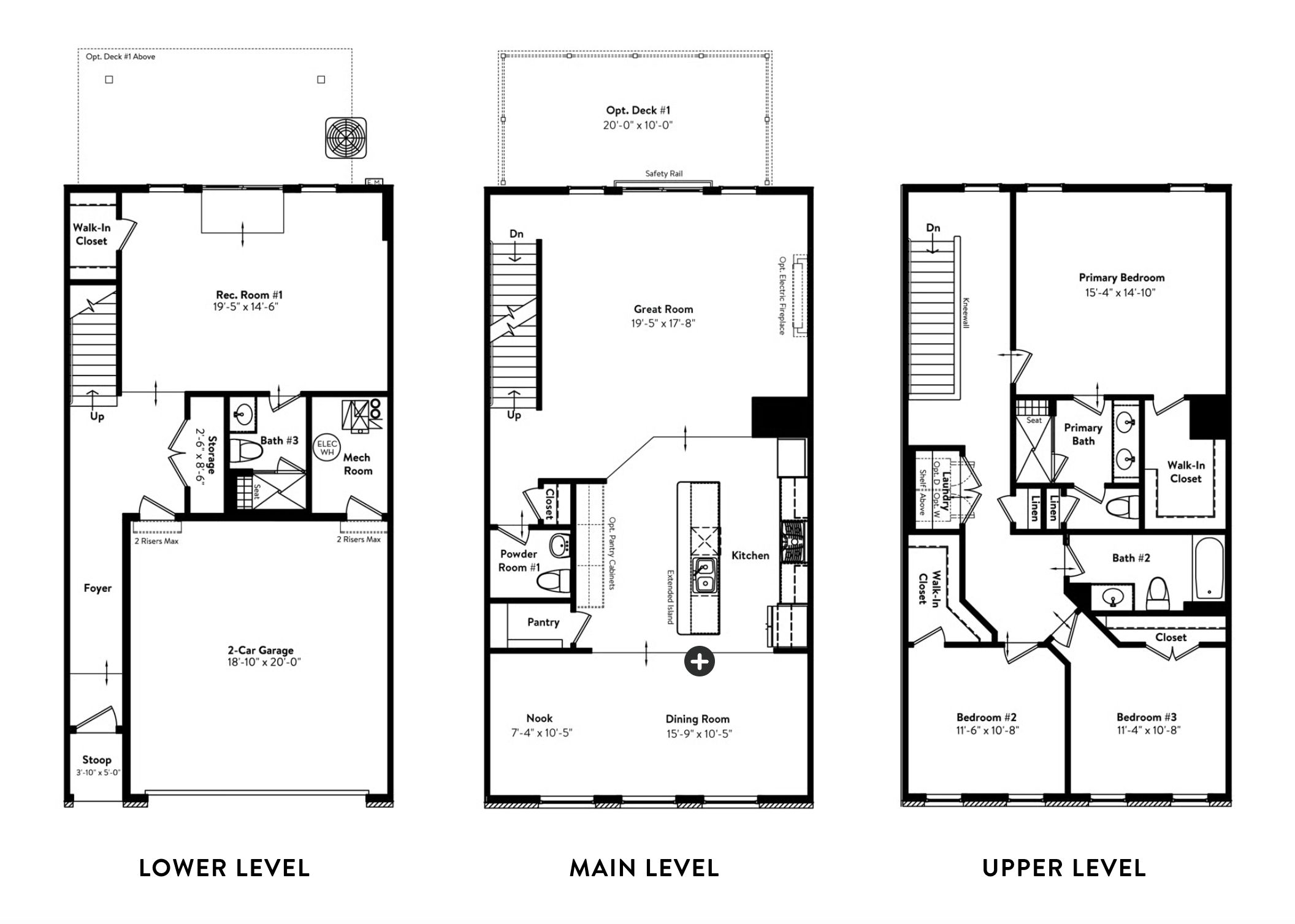 All Levels with Extended Island