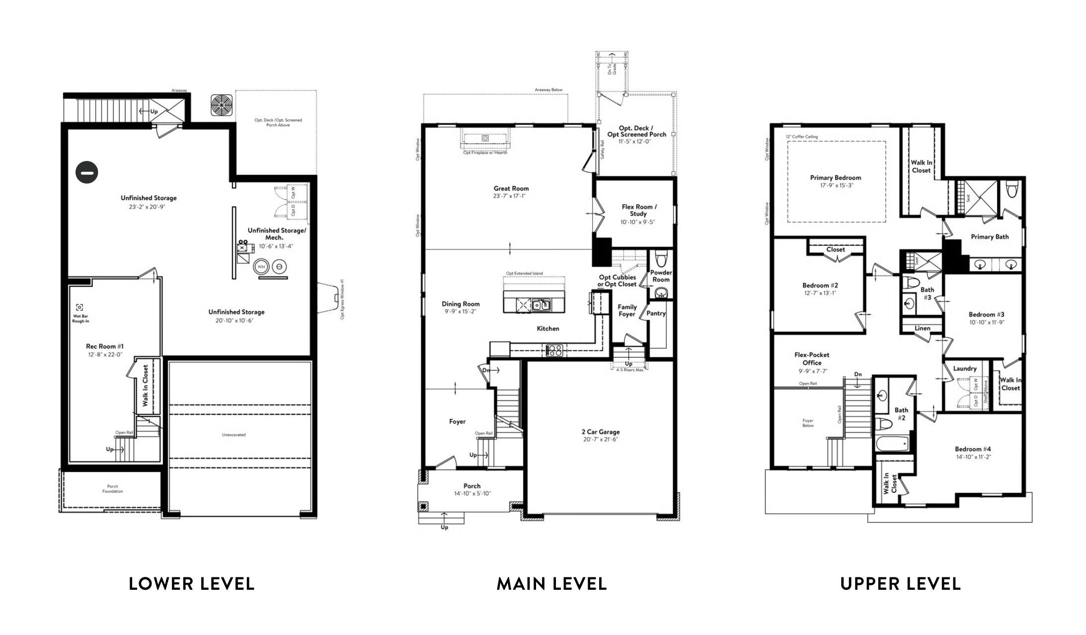 All Levels Unfinished Basement