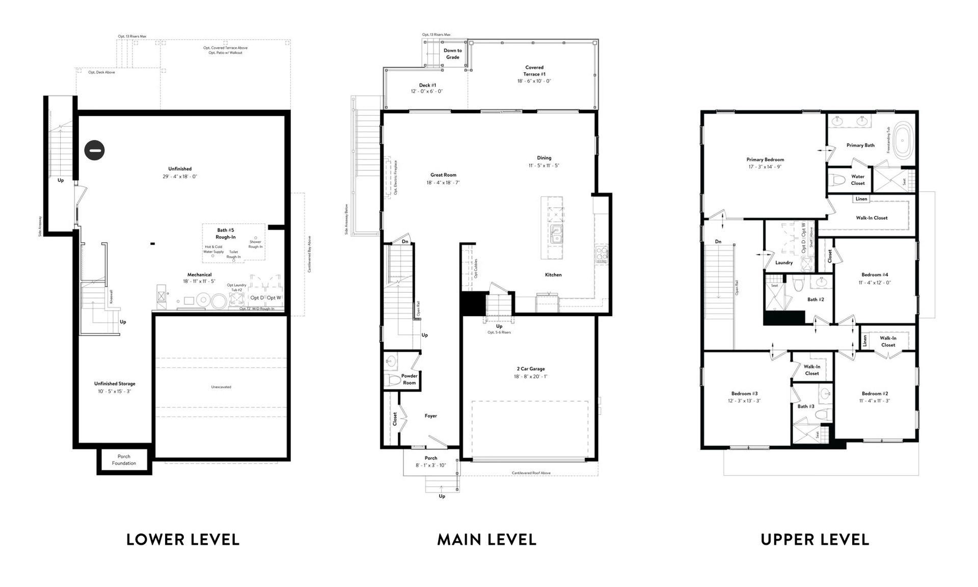 All Levels Unfinished Basement