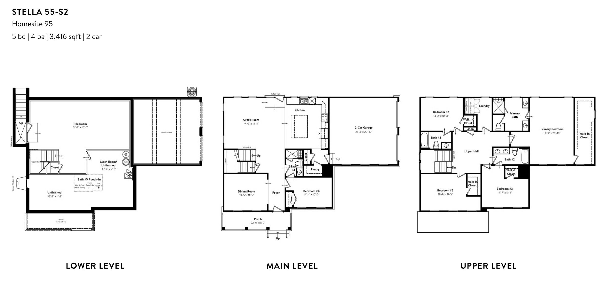 All Levels Partially Finished Basement