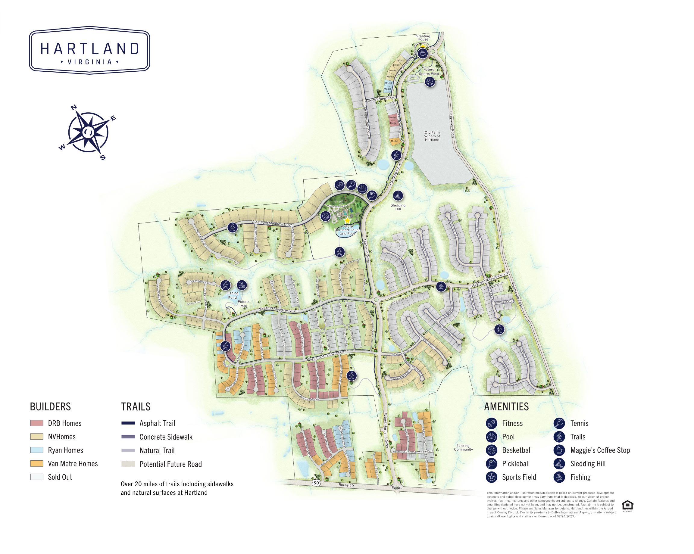 Hartland in Aldie, VA New Homes by Van Metre Homes