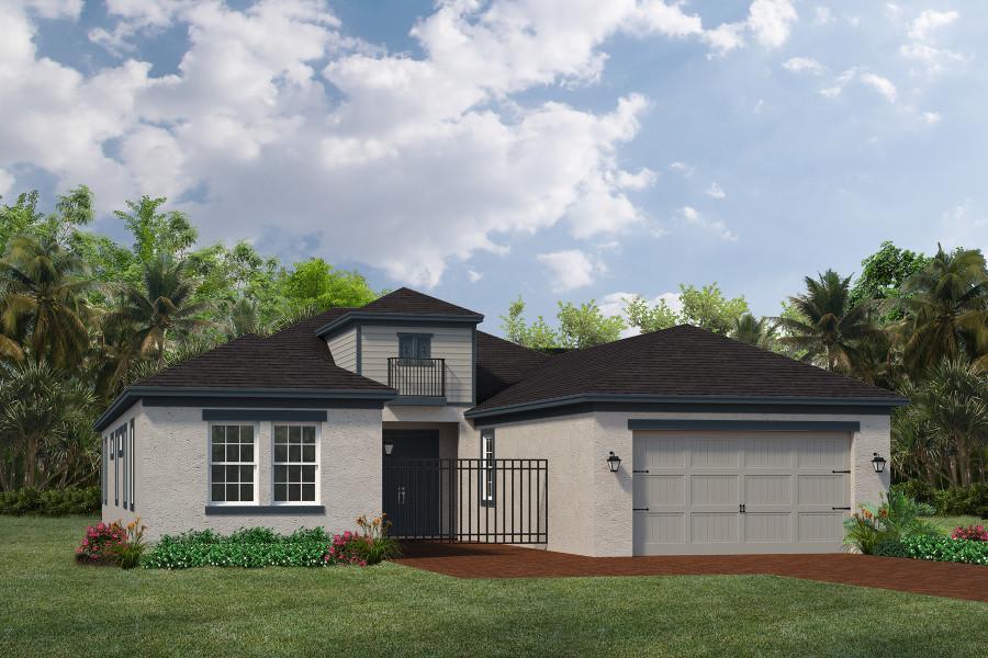 Casa Palermo Plan at Reeling Park in Viera, FL by Viera Builders