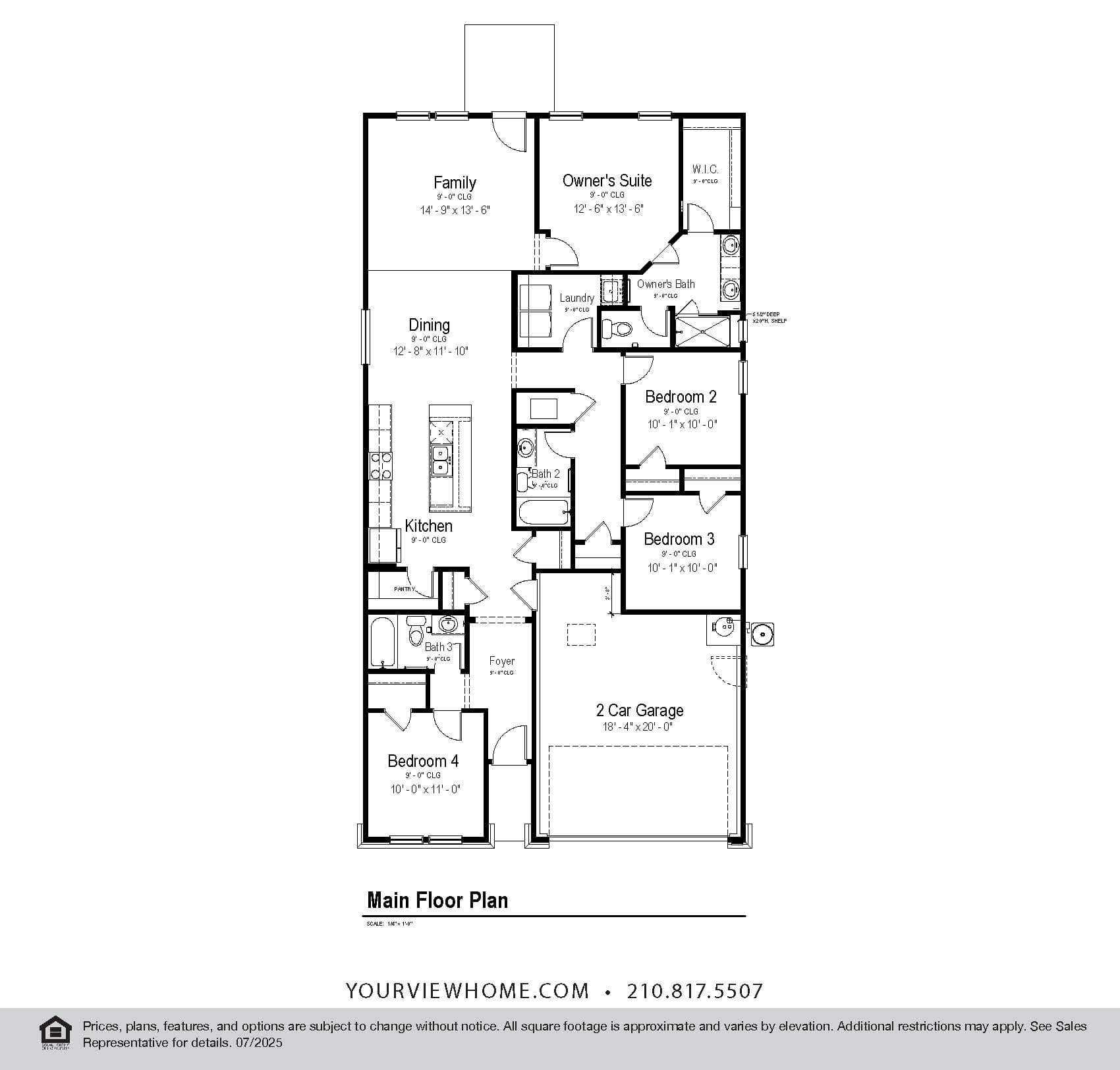 garden view floor plan