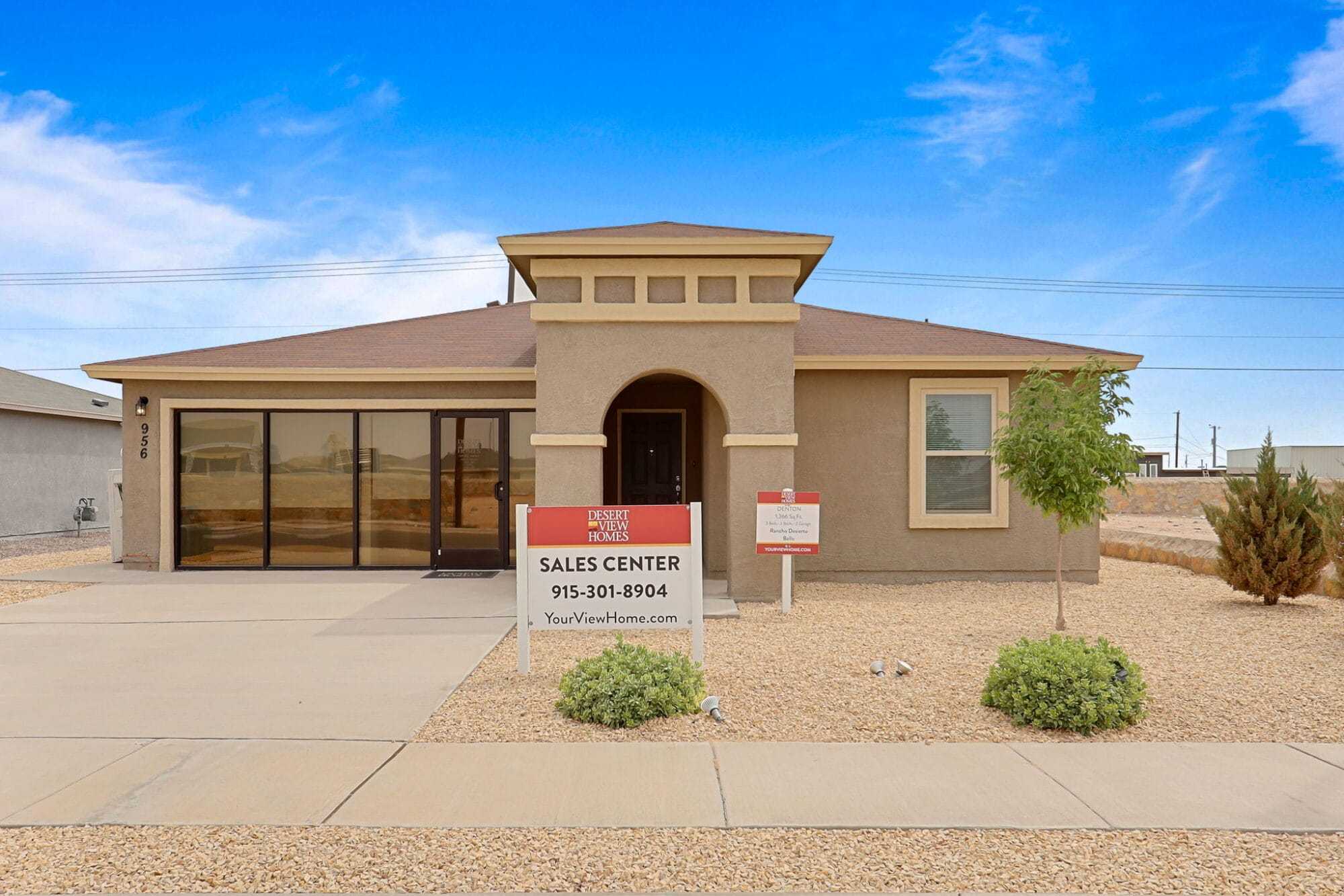 Rancho Desierto Bello por Desert View Homes en El Paso Texas