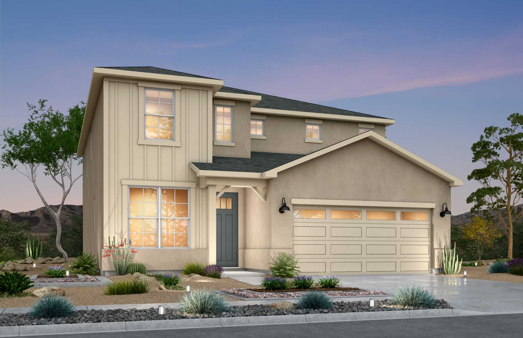 St. Jude Plan at Villas San Agustin in Laredo, TX by Armadillo Homes