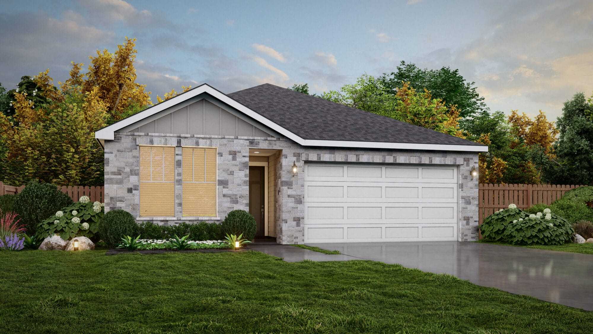 garden view elevation B