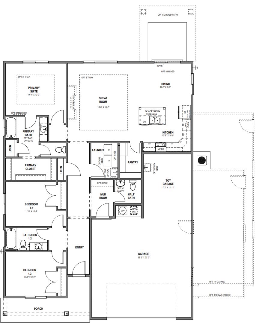 Main Level - Slab on Grade