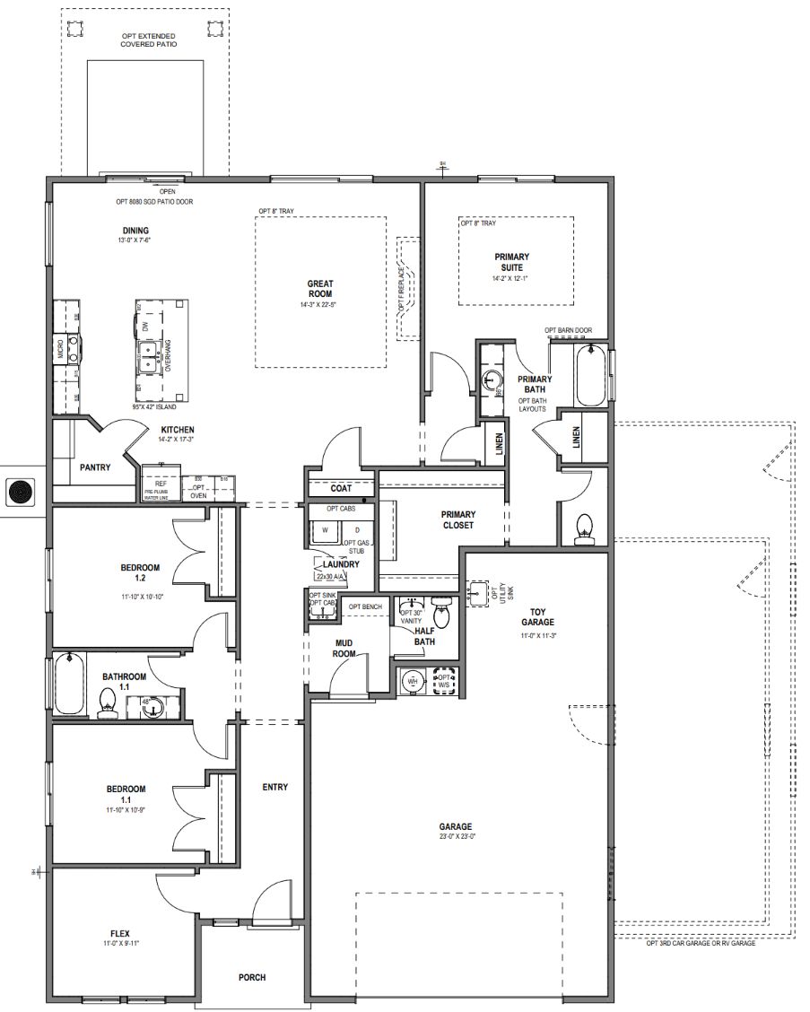 Main Level - Slab on Grade