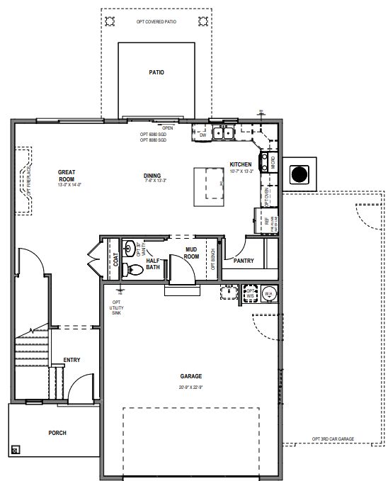 Main Level - Slab on Grade