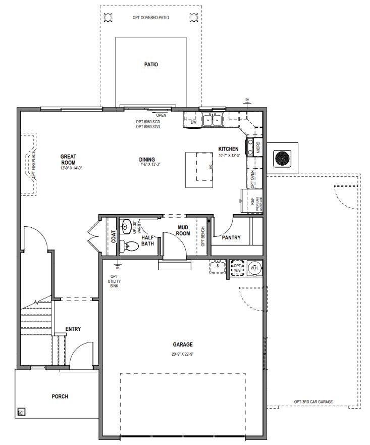 Main Level - Slab on Grade