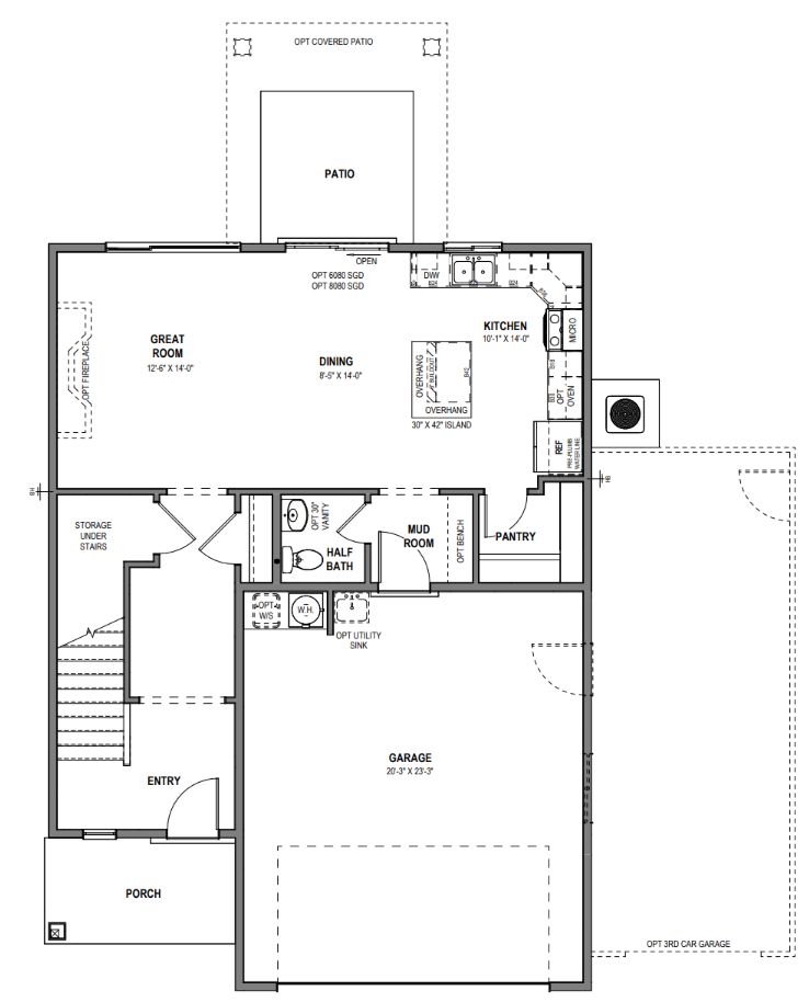 Main Level - Slab on Grade