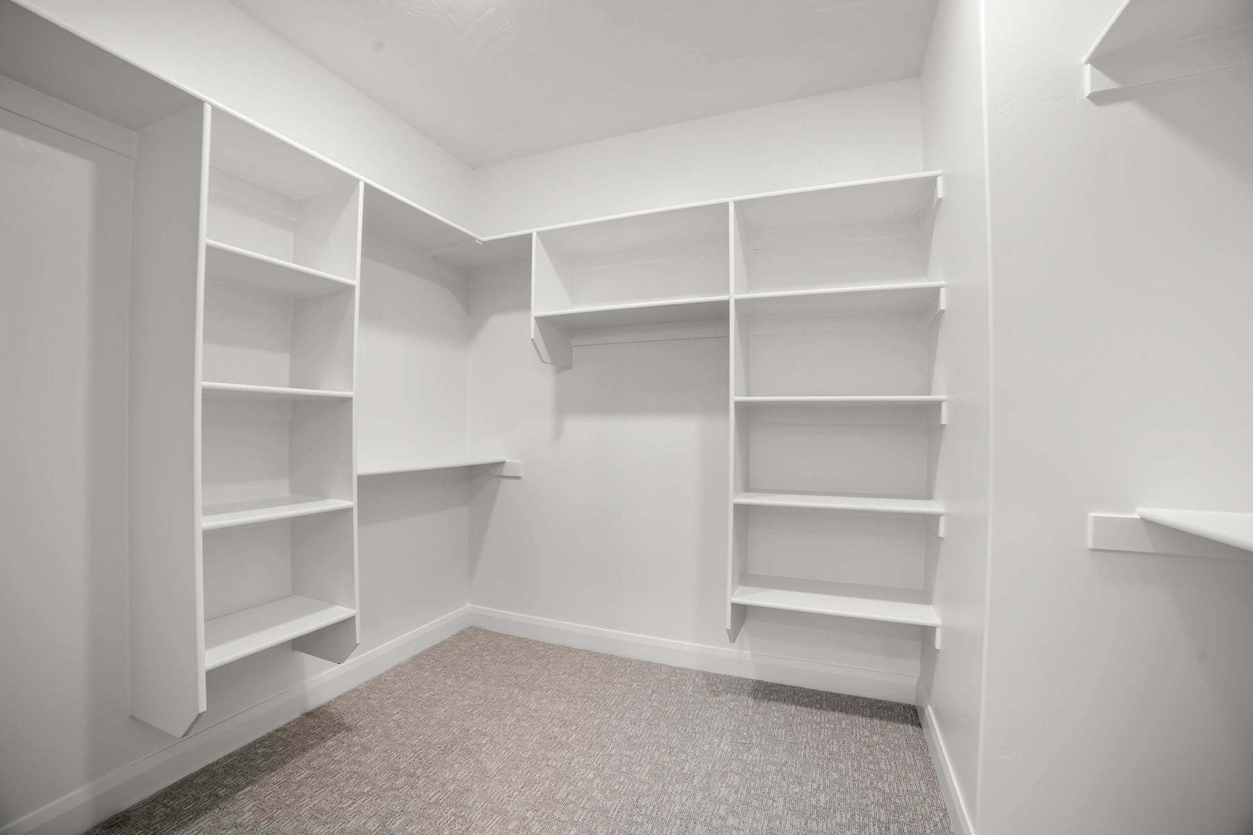 Primary Closet *Finished home photos are representational images only. See sales agent for details.*