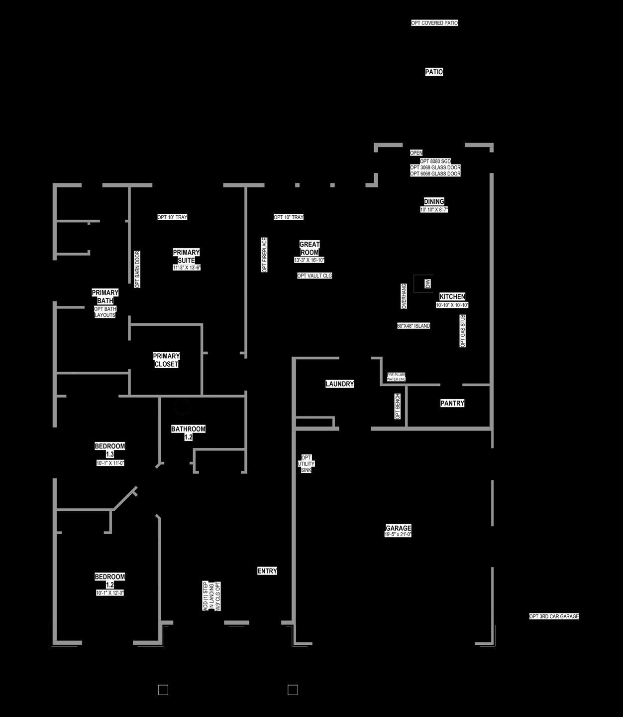 Main Level w/ Unfinished Basement