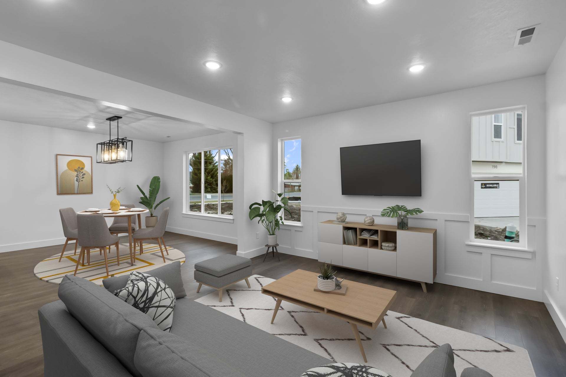 Hickory Floor Plan - Living Room