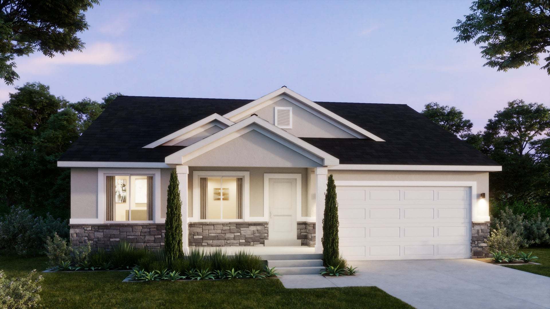 Traditional w/Stucco