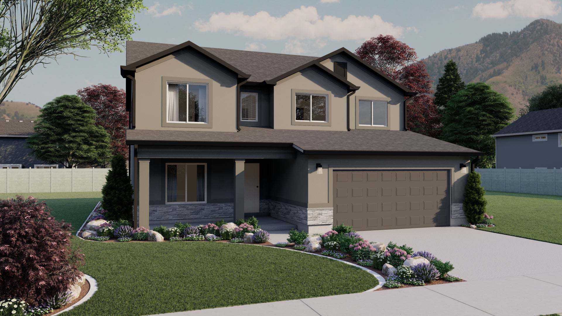 Traditional w/ Stucco