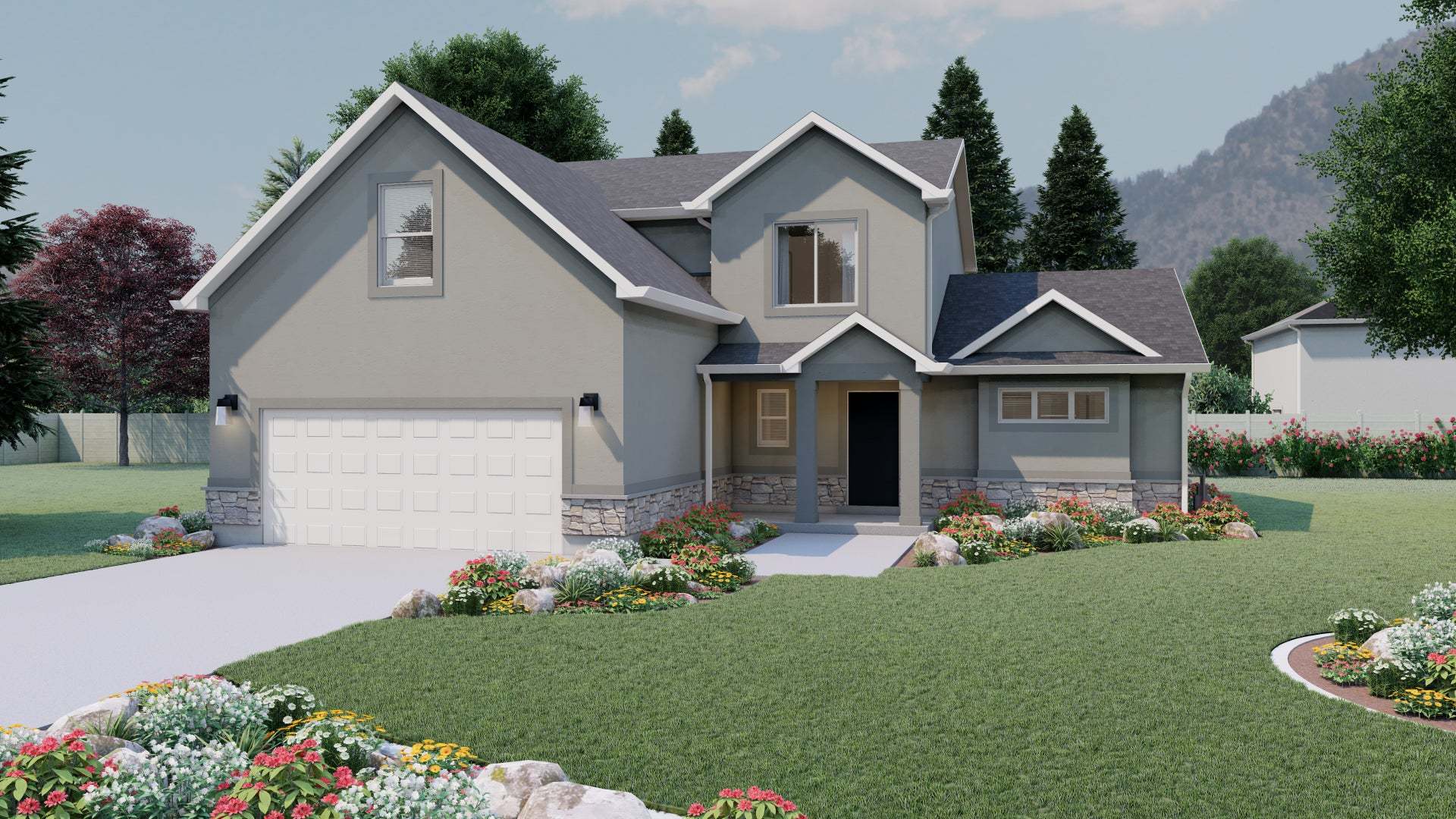 Traditional w/ Stucco