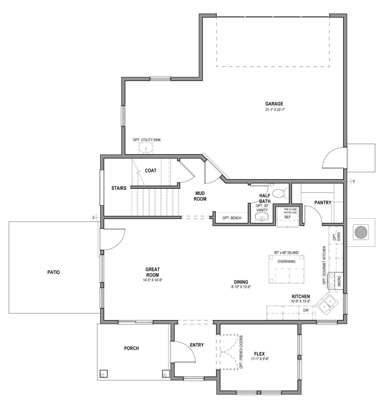 Main Level - Slab on Grade