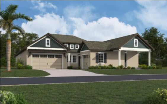Oakmont Elevation — Colonial Revival