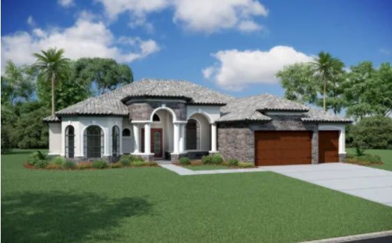Villa Toscana Elevation — Colonial Revival