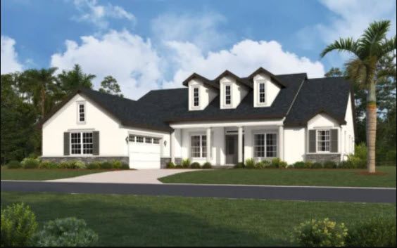 Sawgrass Elevation — Colonial Revival