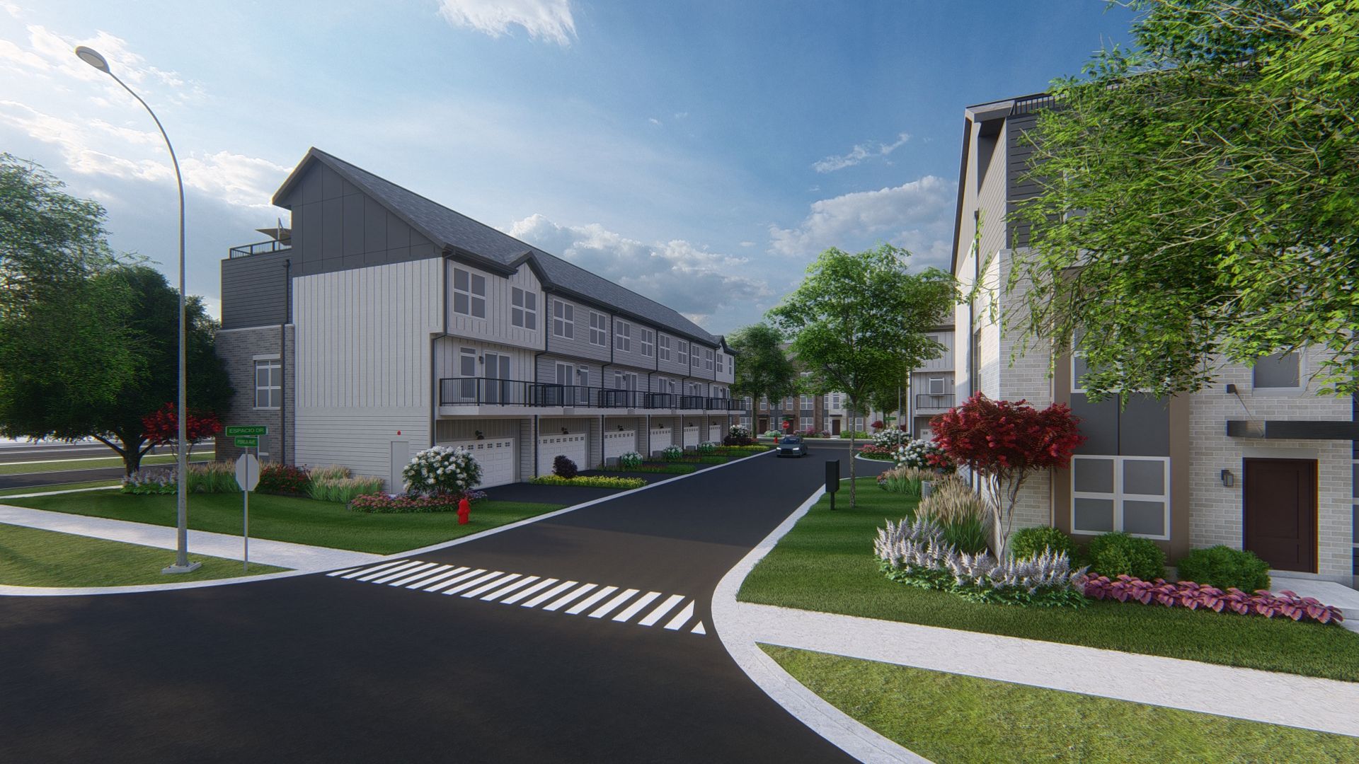 The Prosperita Naperville - Discover Happy Thriving. Modern Living Redefined. Quality, Style, and Innovation, and every doorstep welcomes you to a world of boundless joy and happiness. Disclaimer: Illustrative purposes only, final product may differ.