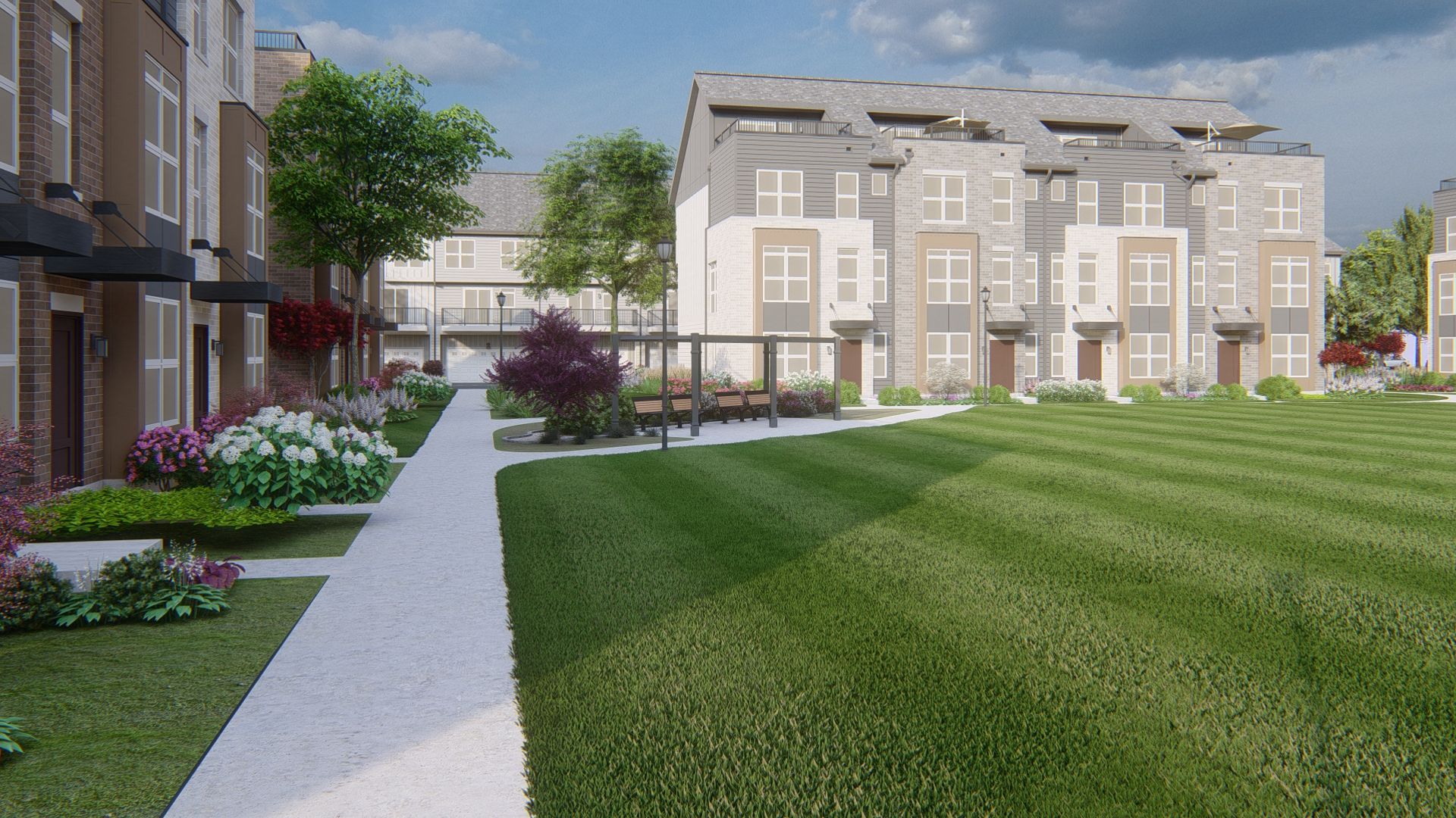 The Prosperita Naperville - Discover Happy Thriving. Modern Living Redefined. Quality, Style, and Innovation, and every doorstep welcomes you to a world of boundless joy and happiness.