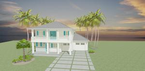 Playa Linda 60's Floor Plan - Wahea Homes 