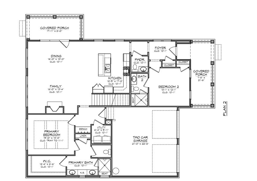 SF Plan 2 floor plan