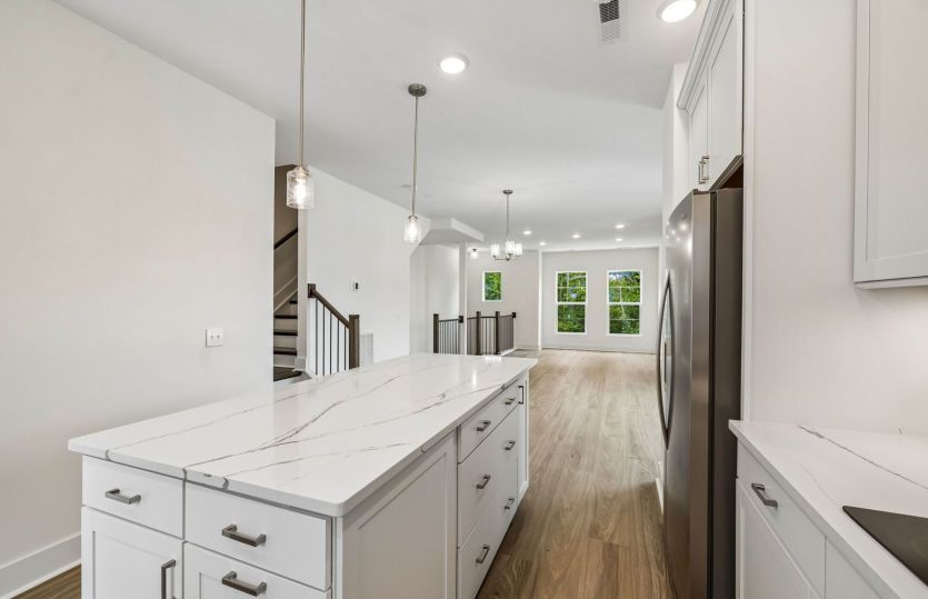 Kitchen Overlooking Gathering Room
