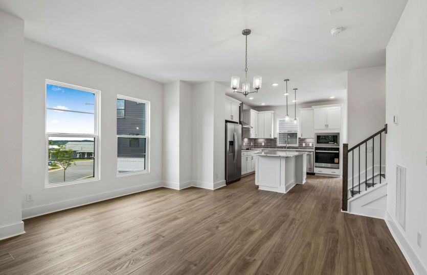 Kitchen Overlooking Gathering Room