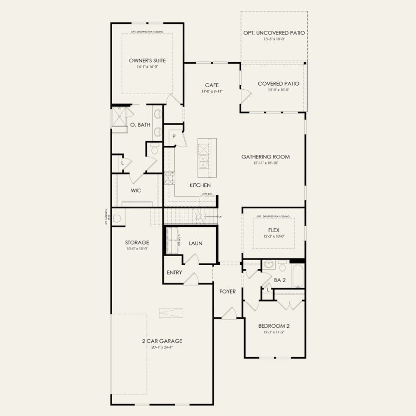 First Floor 2 br / 2 ba
