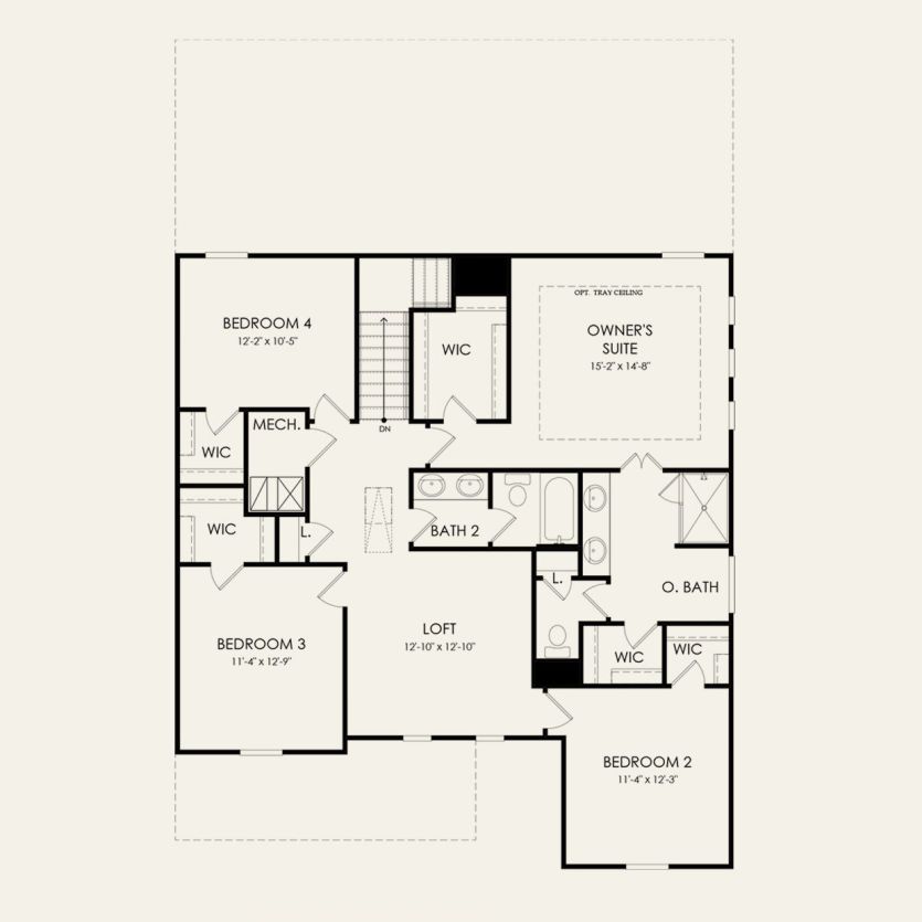 Second Floor 4 br / 2.5 ba