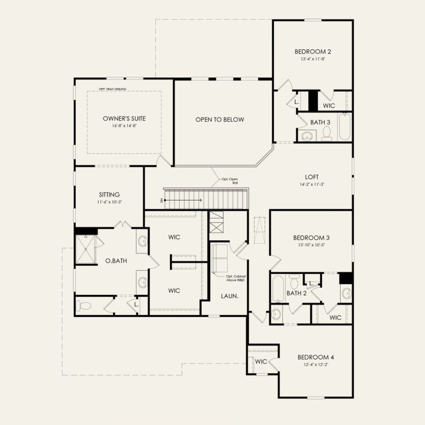 Second Floor 4 br / 3.5 ba