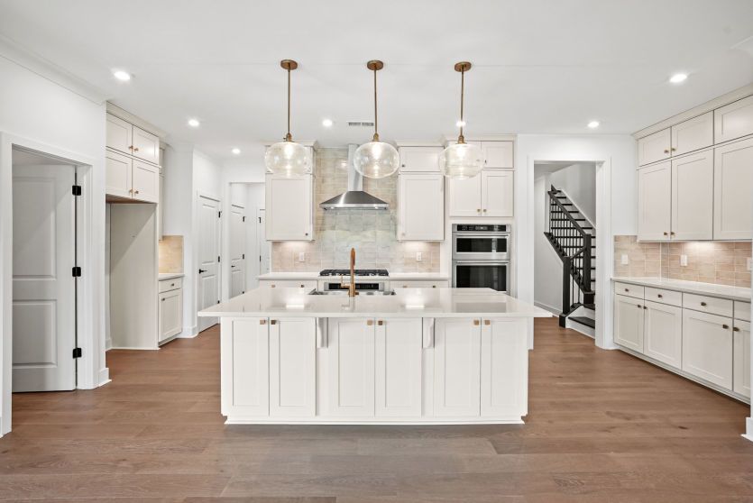 Spacious Kitchen with an Island