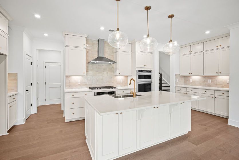 Spacious Kitchen with an Island