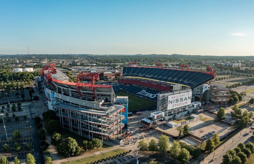 Close to Nissan Stadium