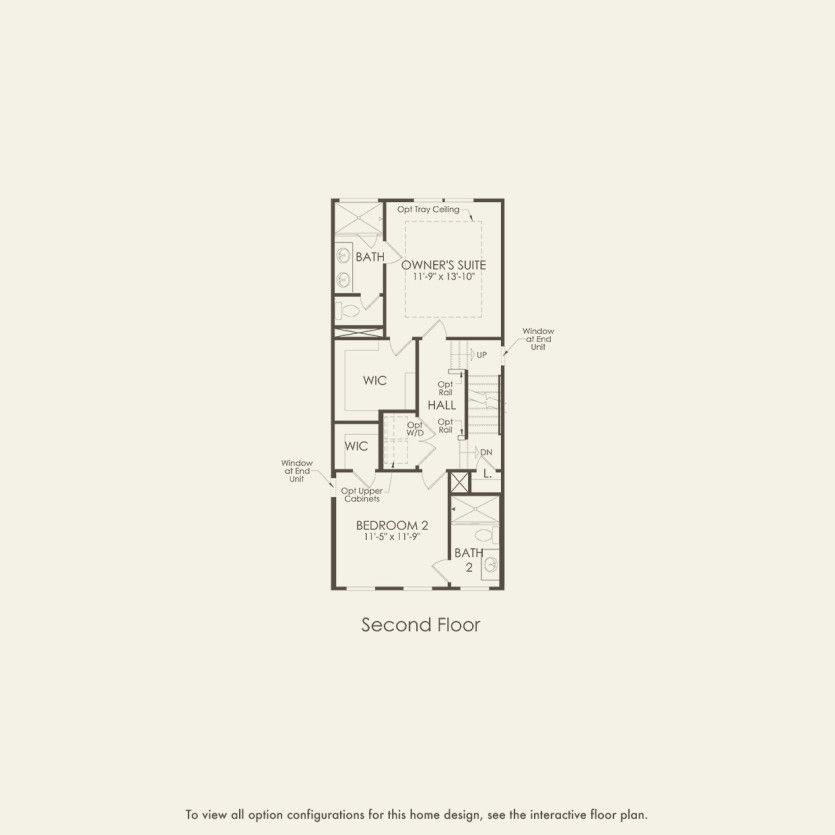 Second Floor 2 br / 2.5 ba